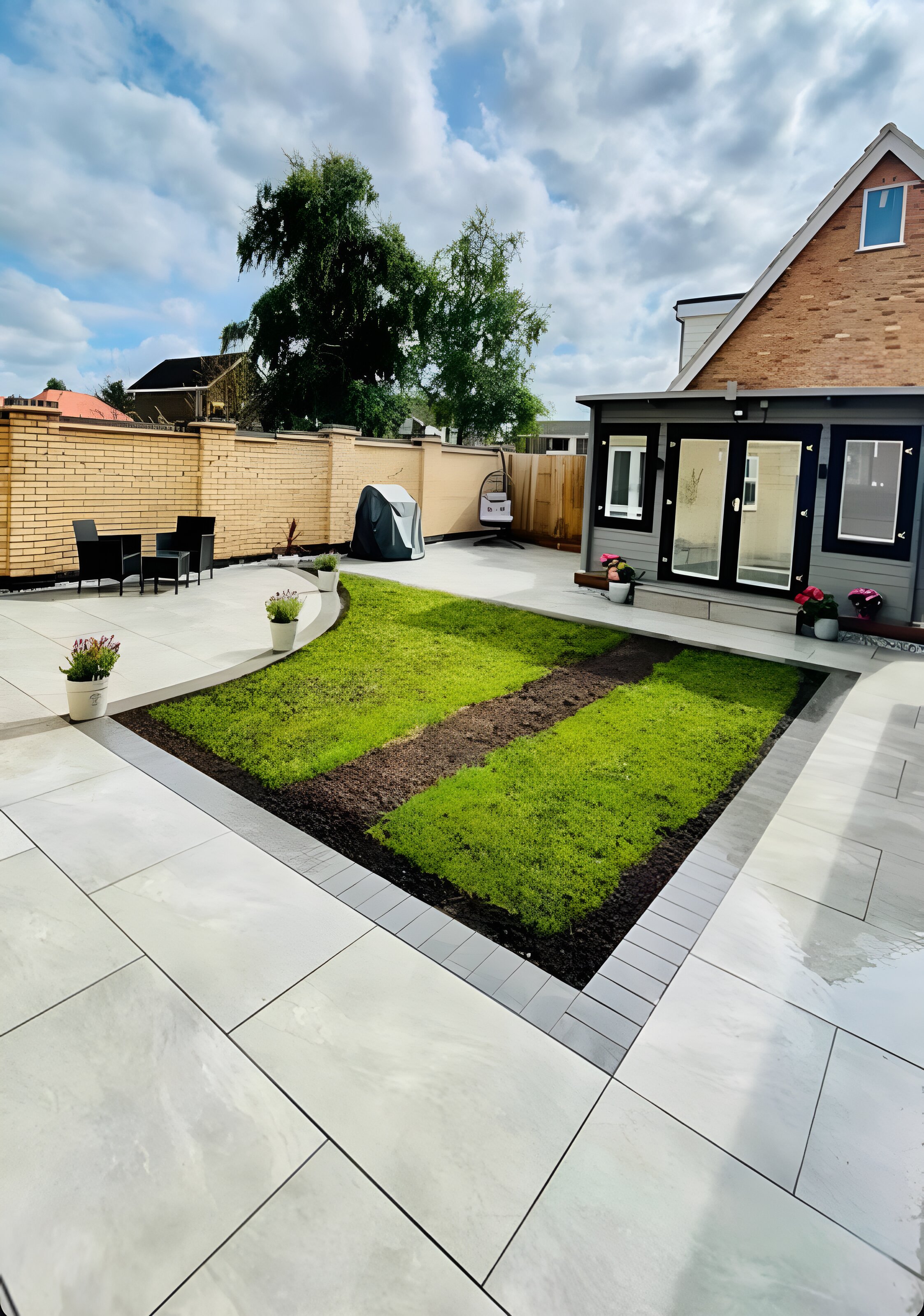 Premium garden patio renovation in Essex